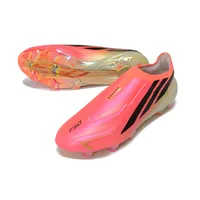 Chuteira Campo Adidas F50 Hyperfast FG LL Rosa e Preto - Road to Glory Pack - imagem 4