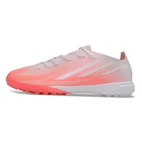 Chuteira Society Adidas F50 Hyperfast TF Rosa e Branco - imagem 1