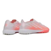 Chuteira Society Adidas F50 Hyperfast TF Rosa e Branco - imagem 3