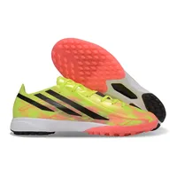 Chuteira Society Adidas F50 Hyperfast TF Verde, Rosa e Preto - imagem 2