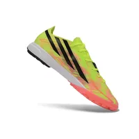Chuteira Society Adidas F50 Hyperfast TF Verde, Rosa e Preto - imagem 6
