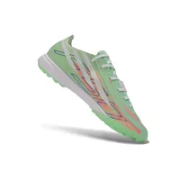 Chuteira Society Adidas F50 Hyperfast TF Verde e Branco - imagem 6