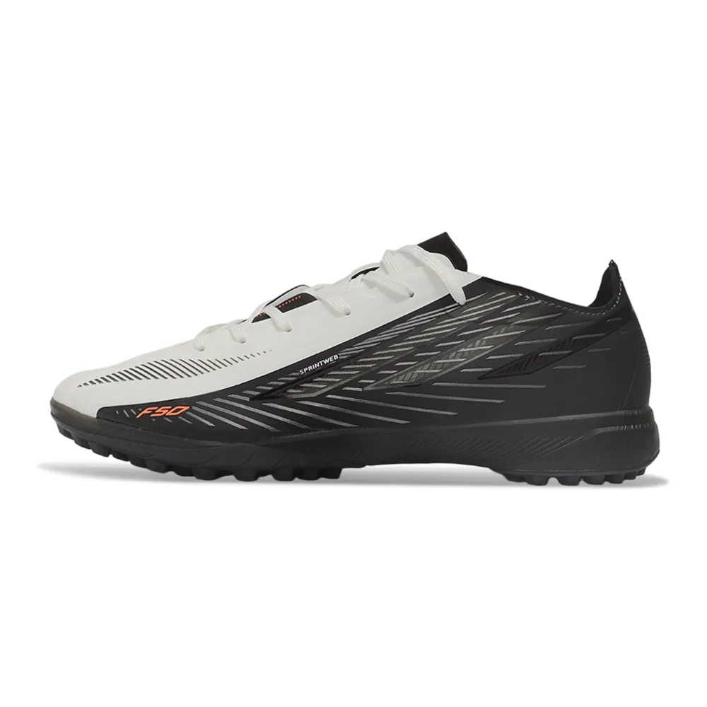 Chuteira Society Adidas F50 Hyperfast TF Preto e Branco