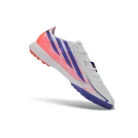 Chuteira Society Adidas F50 Hyperfast TF Branco, Azul e Rosa - imagem 6
