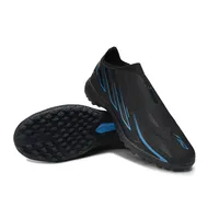 Chuteira Society Adidas F50 LL Hyperfast TF Preto e Azul - imagem 4