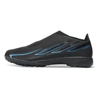 Chuteira Society Adidas F50 LL Hyperfast TF Preto e Azul - imagem 1