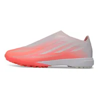 Chuteira Society Adidas F50 LL Hyperfast TF Rosa e Branco - imagem 1