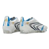 Chuteira Campo Adidas F50 Spider FG Branco, Azul e Preto - Messi - imagem 3