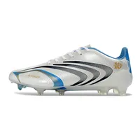 Chuteira Campo Adidas F50 Spider FG Branco, Azul e Preto - Messi - imagem 1