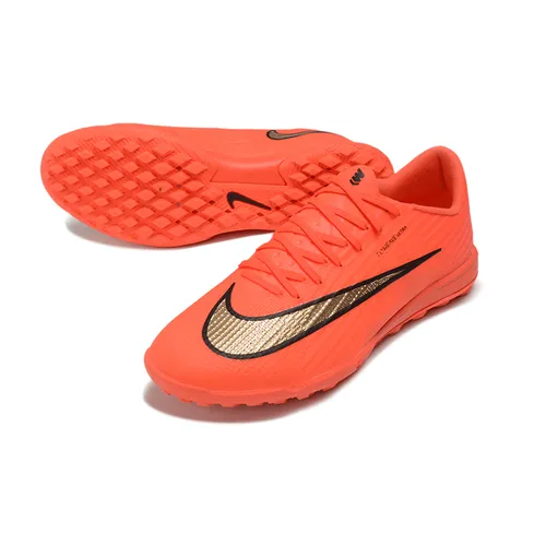 Chuteira Society Nike Air Zoom Mercurial Superfly 11 Elite TF Laranja e Dourado