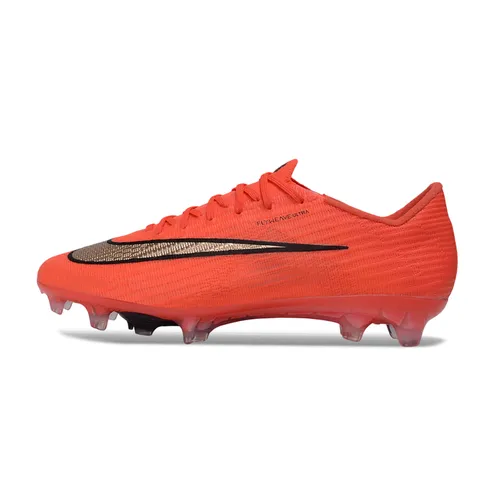 Chuteira Campo Nike Air Zoom Mercurial Superfly 11 Elite FG Laranja e Dourado