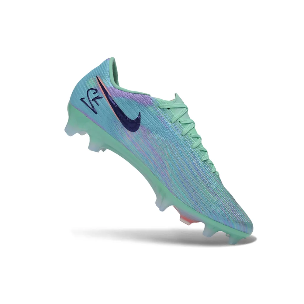 Chuteira Campo Nike Air Zoom Mercurial Superfly 11 Elite FG Verde e Azul