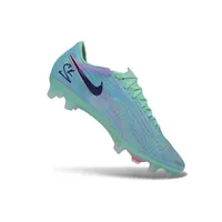 Chuteira Campo Nike Air Zoom Mercurial Superfly 11 Elite FG Verde e Azul - imagem 6