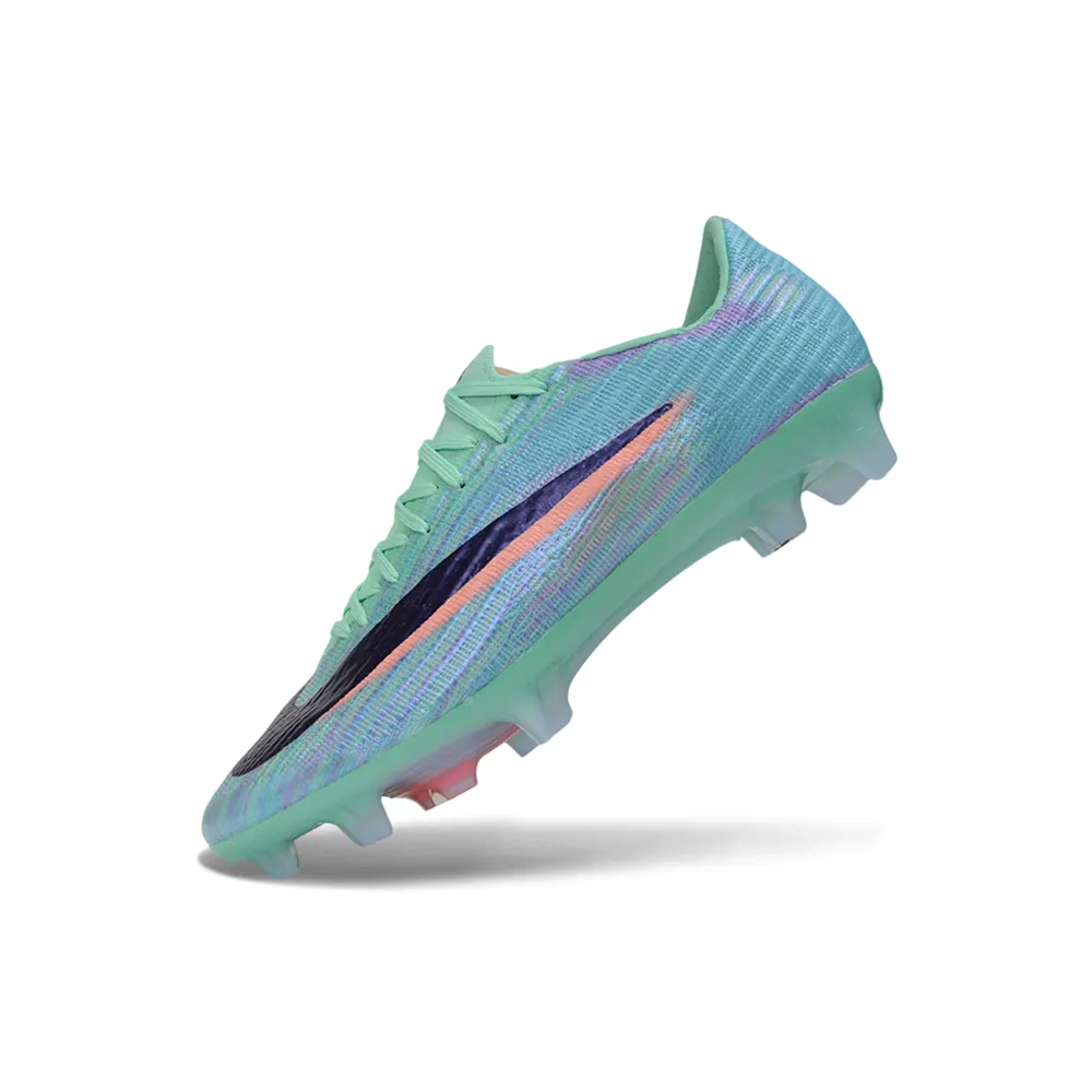 Chuteira Campo Nike Air Zoom Mercurial Superfly 11 Elite FG Verde e Azul