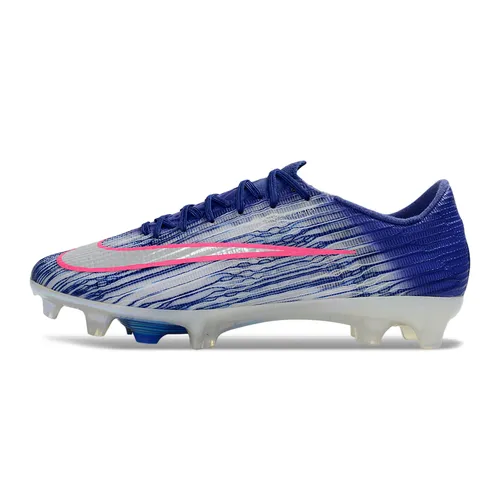 Chuteira Campo Nike Air Zoom Mercurial Superfly 11 Elite FG Azul, Rosa e Branco