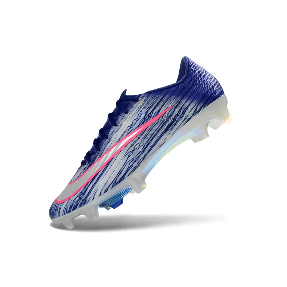 Chuteira Campo Nike Air Zoom Mercurial Superfly 11 Elite FG Azul, Rosa e Branco