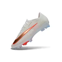 Chuteira Campo Nike Air Zoom Mercurial Superfly 11 Elite FG Branco, Laranja e Dourado - imagem 5