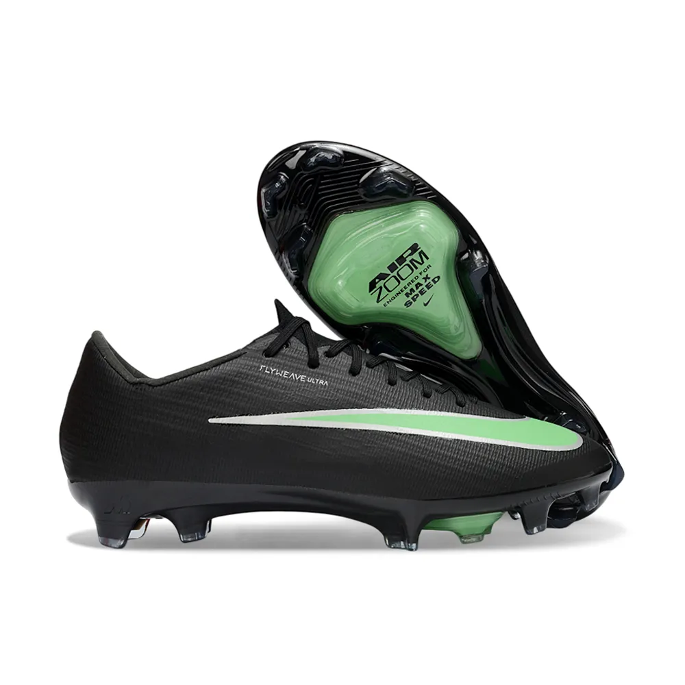 Chuteira Campo Nike Air Zoom Mercurial Superfly 11 Elite FG Preto e Verde