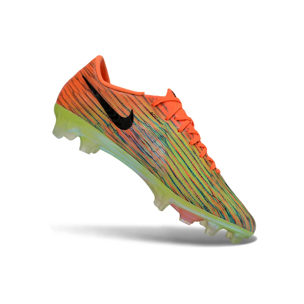 Chuteira Campo Nike Air Zoom Mercurial Superfly 11 Elite FG Laranja e Verde