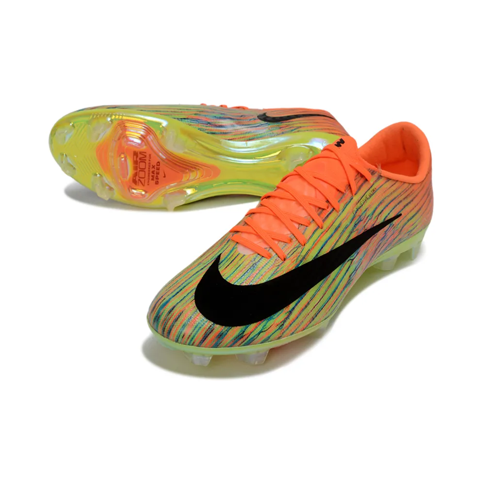 Chuteira Campo Nike Air Zoom Mercurial Superfly 11 Elite FG Laranja e Verde