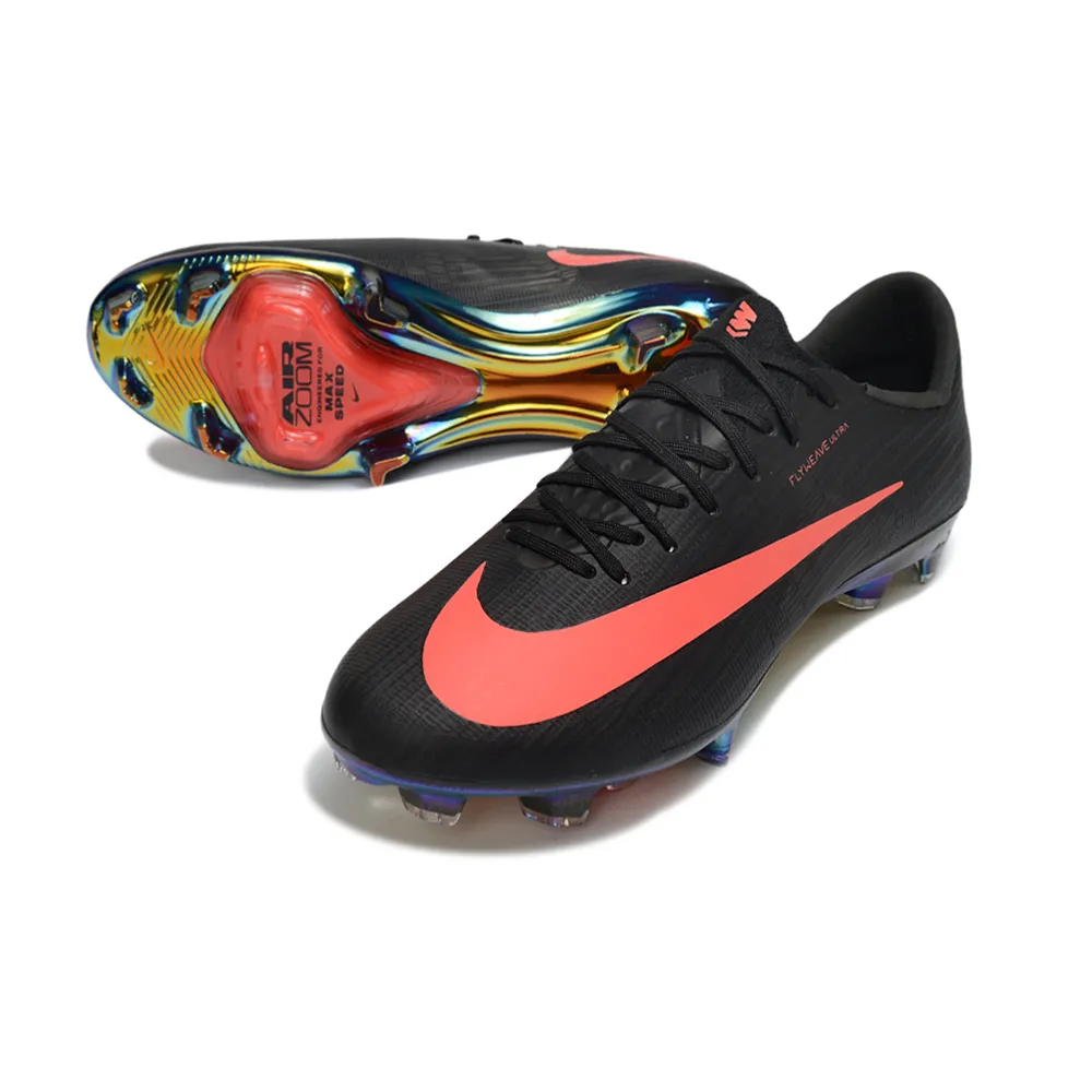 Chuteira Campo Nike Air Zoom Mercurial Superfly 11 Elite FG Preto e Vermelho