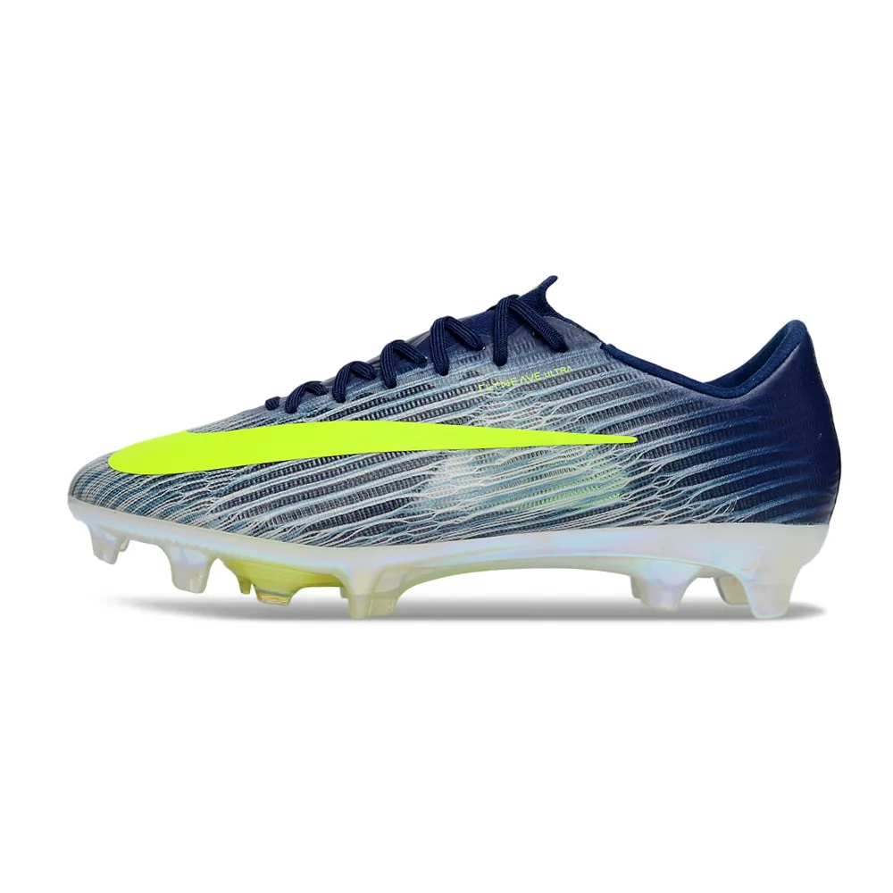 Chuteira Campo Nike Air Zoom Mercurial Superfly 11 Elite FG Azul, Verde e Branco