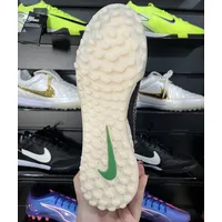 Chuteira Society Nike Phantom GX 6 Elite TF Bege, Preto e Verde 