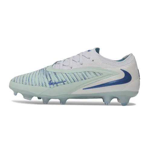 Chuteira Campo Nike Phantom GX 6 Elite FG Azul, Branco e Azul