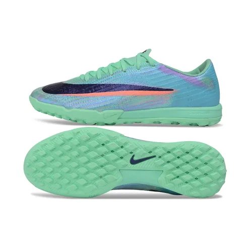 Chuteira Society Nike Air Zoom Mercurial Superfly 11 Elite TF Verde e Azul