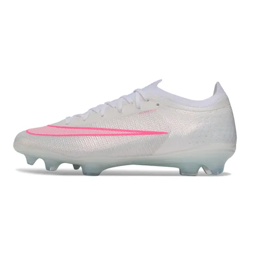 Chuteira Campo Nike Mercurial Vapor 17 Elite FG Branco e Rosa