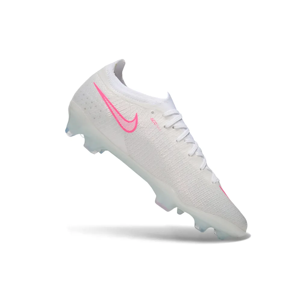 Chuteira Campo Nike Mercurial Vapor 17 Elite FG Branco e Rosa