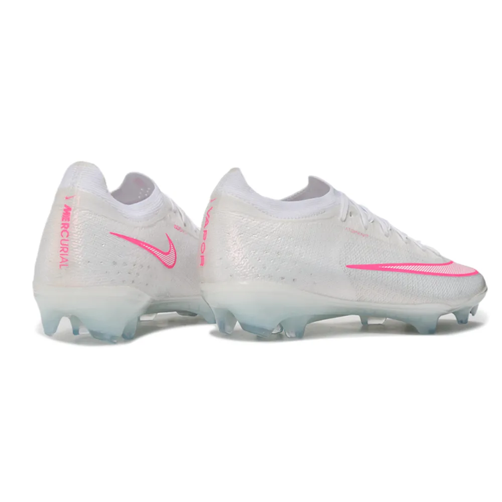 Chuteira Campo Nike Mercurial Vapor 17 Elite FG Branco e Rosa