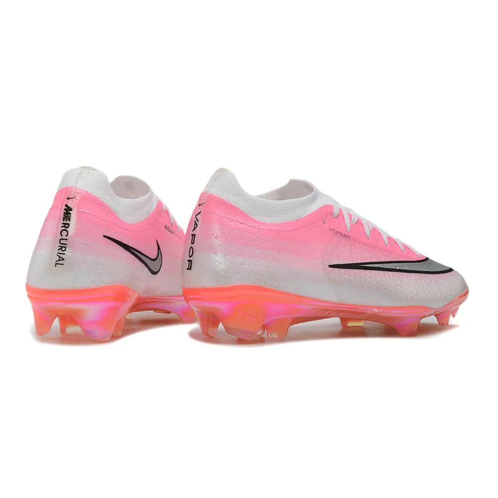 Chuteira Campo Nike Mercurial Vapor 17 Elite FG Branco, Rosa e Prata