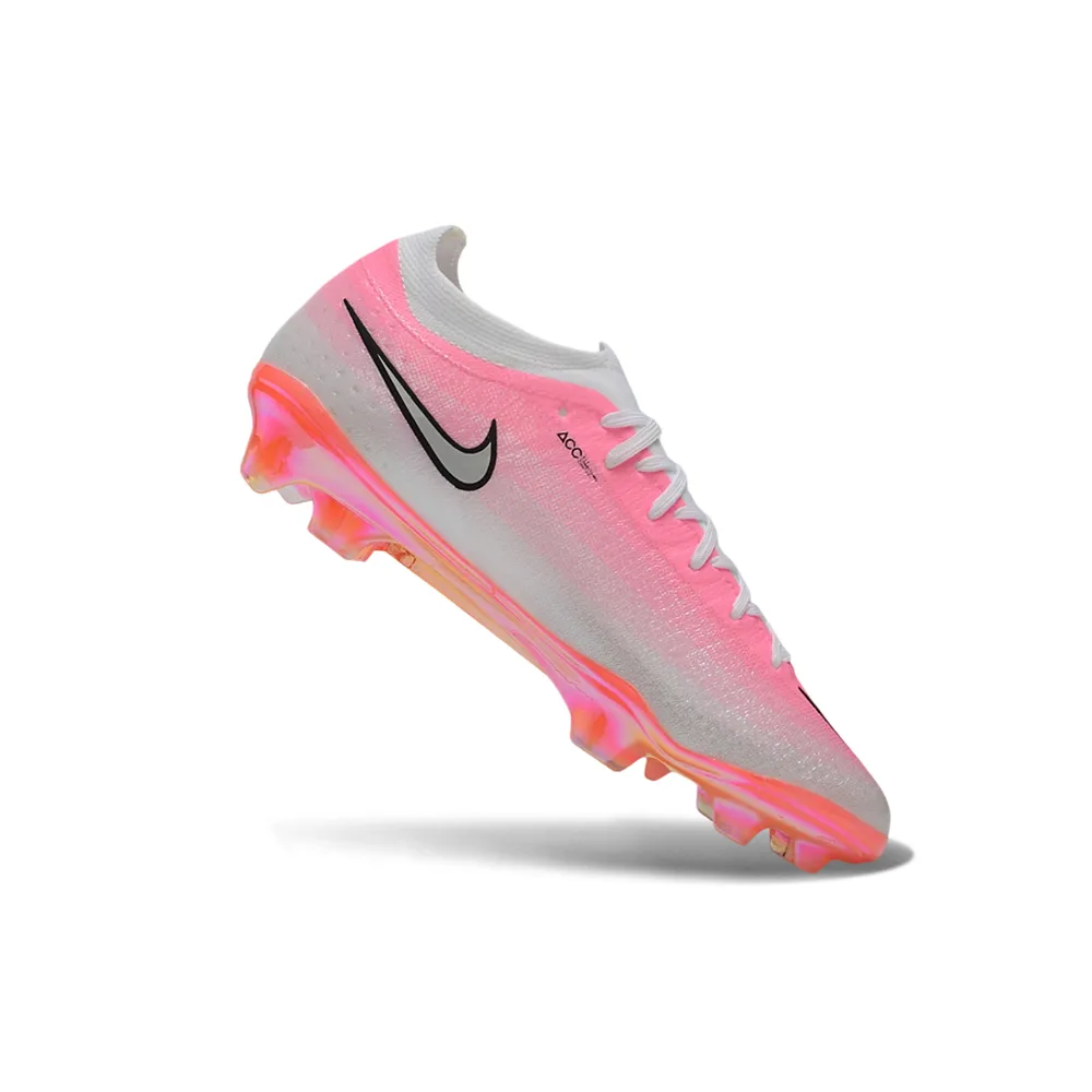 Chuteira Campo Nike Mercurial Vapor 17 Elite FG Branco, Rosa e Prata