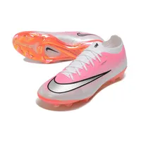 Chuteira Campo Nike Mercurial Vapor 17 Elite FG Branco, Rosa e Prata - imagem 4