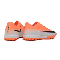 Chuteira Society Nike Mercurial Vapor 17 Elite TF Laranja e Branco - imagem 5