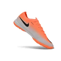 Chuteira Society Nike Mercurial Vapor 17 Elite TF Laranja e Branco - imagem 2