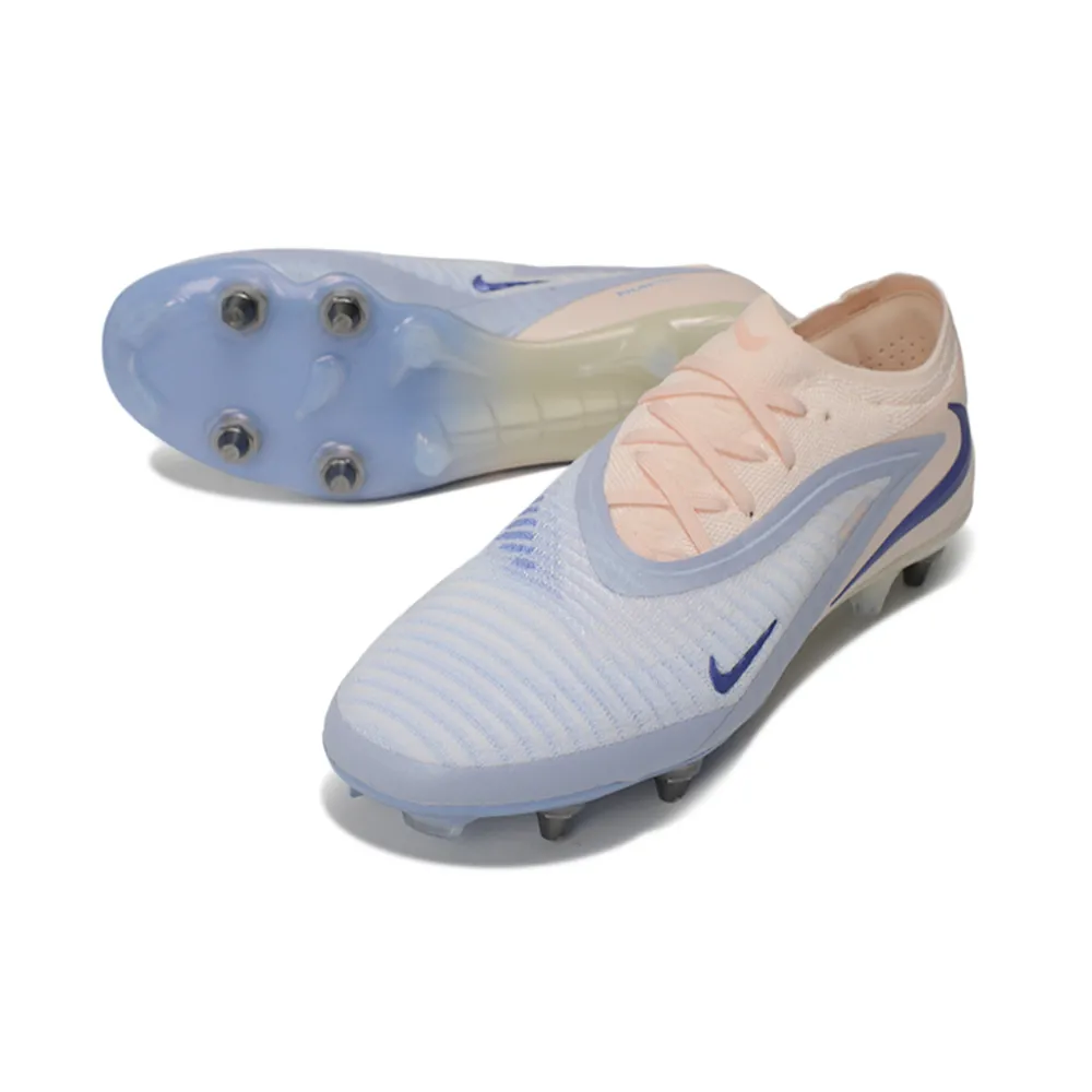 Chuteira Campo Nike Phantom GX 6 Elite Trava Mista Rosa e Azul - Showtime Pack