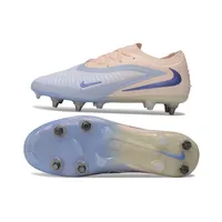 Chuteira Campo Nike Phantom GX 6 Elite Trava Mista Rosa e Azul - Showtime Pack - imagem 4