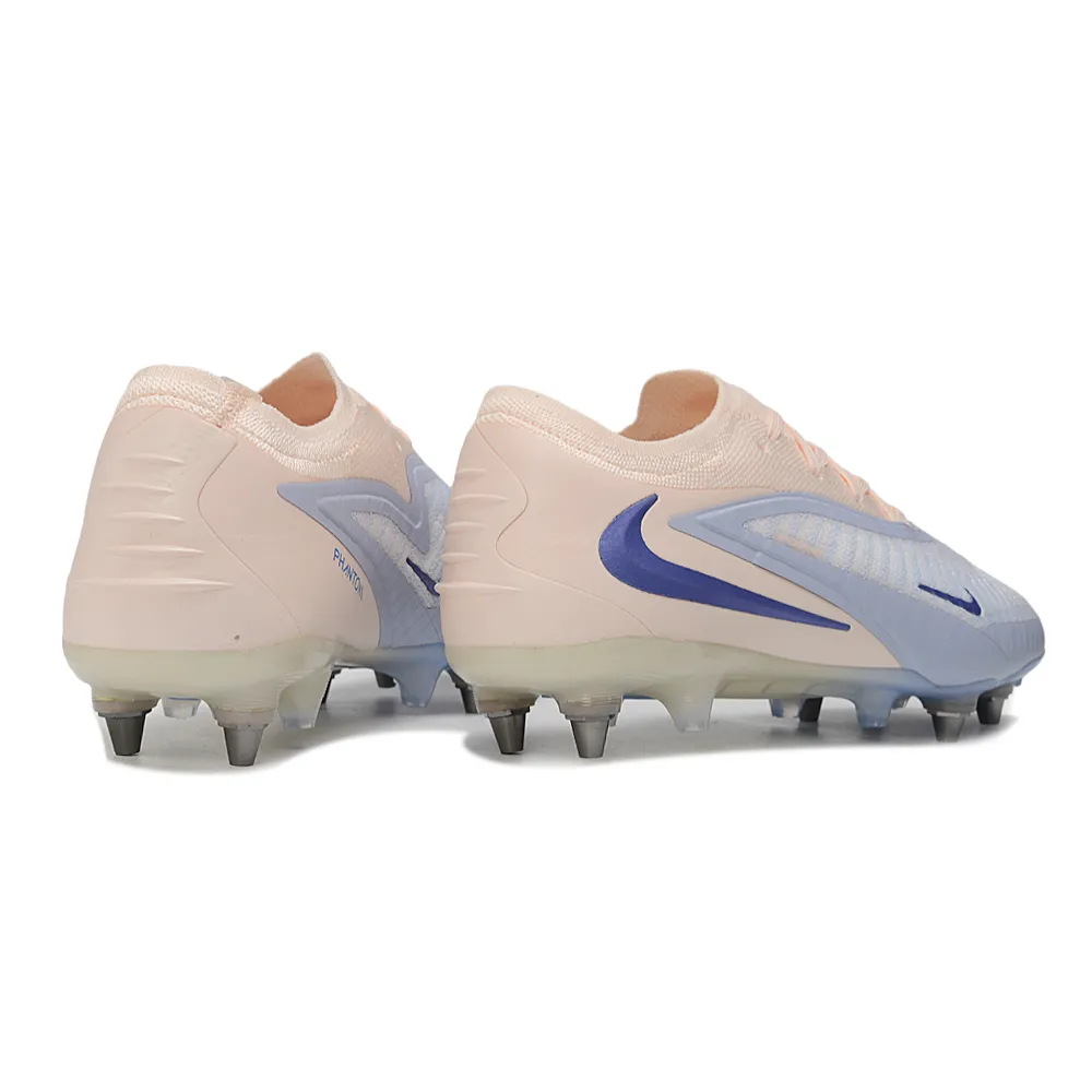 Chuteira Campo Nike Phantom GX 6 Elite Trava Mista Rosa e Azul - Showtime Pack