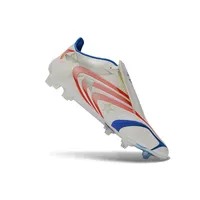 Chuteira Campo Adidas F50 Spider FG Branco, Azul, Vermelho e Dourado - imagem 6