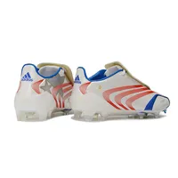 Chuteira Campo Adidas F50 Spider FG Branco, Azul, Vermelho e Dourado - imagem 3