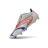Chuteira Campo Adidas F50 Spider FG Branco, Azul, Vermelho e Dourado - imagem 5