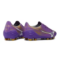 Chuteira Campo Mizuno Alpha III FG Roxo e Dourado - imagem 3