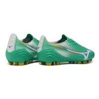 Chuteira Campo Mizuno Alpha III FG Verde e Dourado - imagem 3