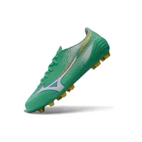 Chuteira Campo Mizuno Alpha III FG Verde e Dourado - imagem 5