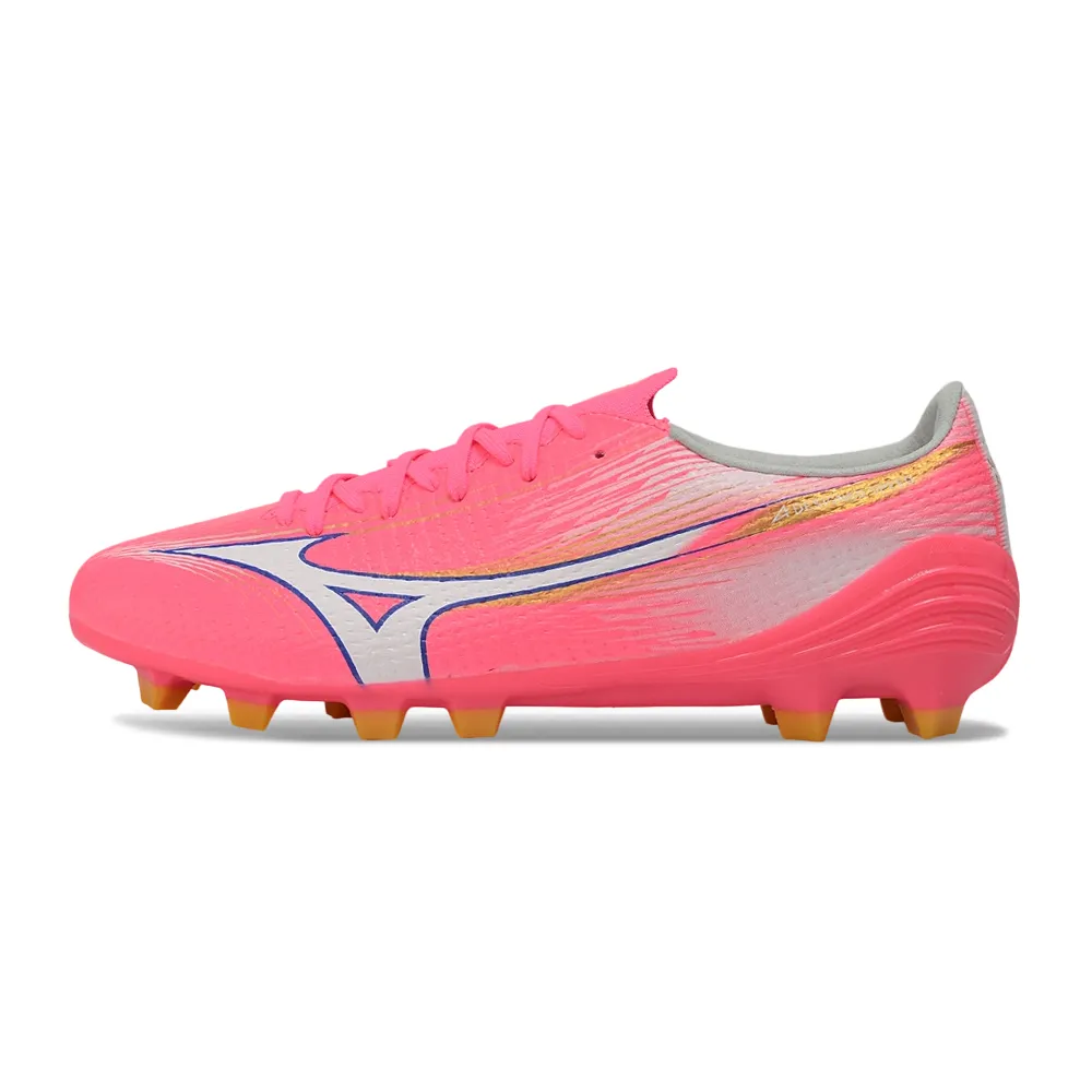 Chuteira Campo Mizuno Alpha III FG Rosa
