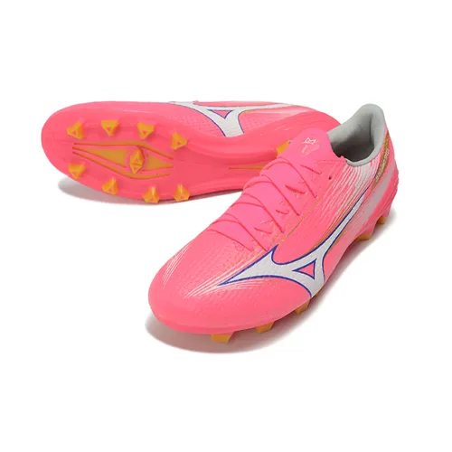 Chuteira Campo Mizuno Alpha III FG Rosa