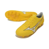Chuteira Campo Mizuno Alpha III FG Amarelo e Branco - imagem 2