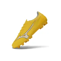 Chuteira Campo Mizuno Alpha III FG Amarelo e Branco - imagem 5
